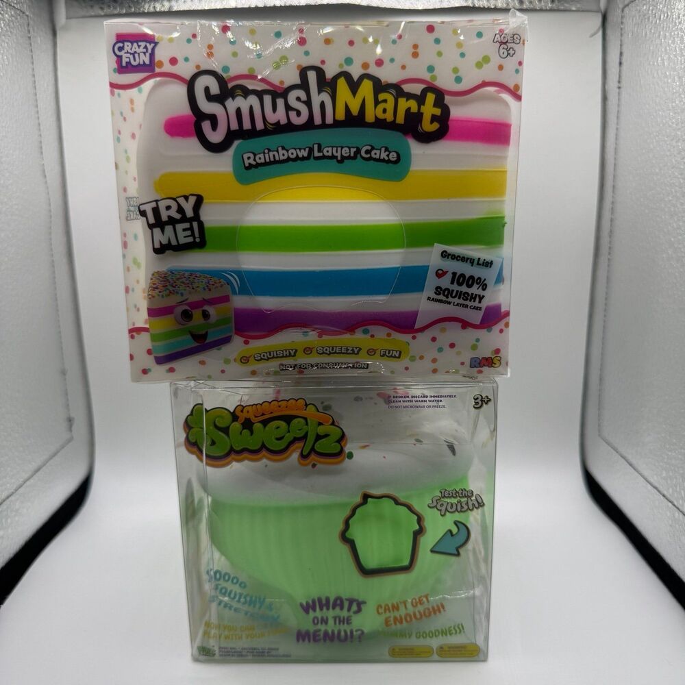 Five Below - Viral Jumbo Squishy Bundle: 2 Pieces Sweetz Green (See Photos/Read)